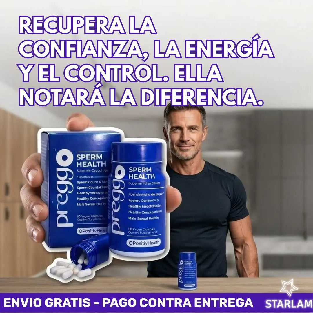 Mejor calidad de semen, más masculinidad y más bienestar.