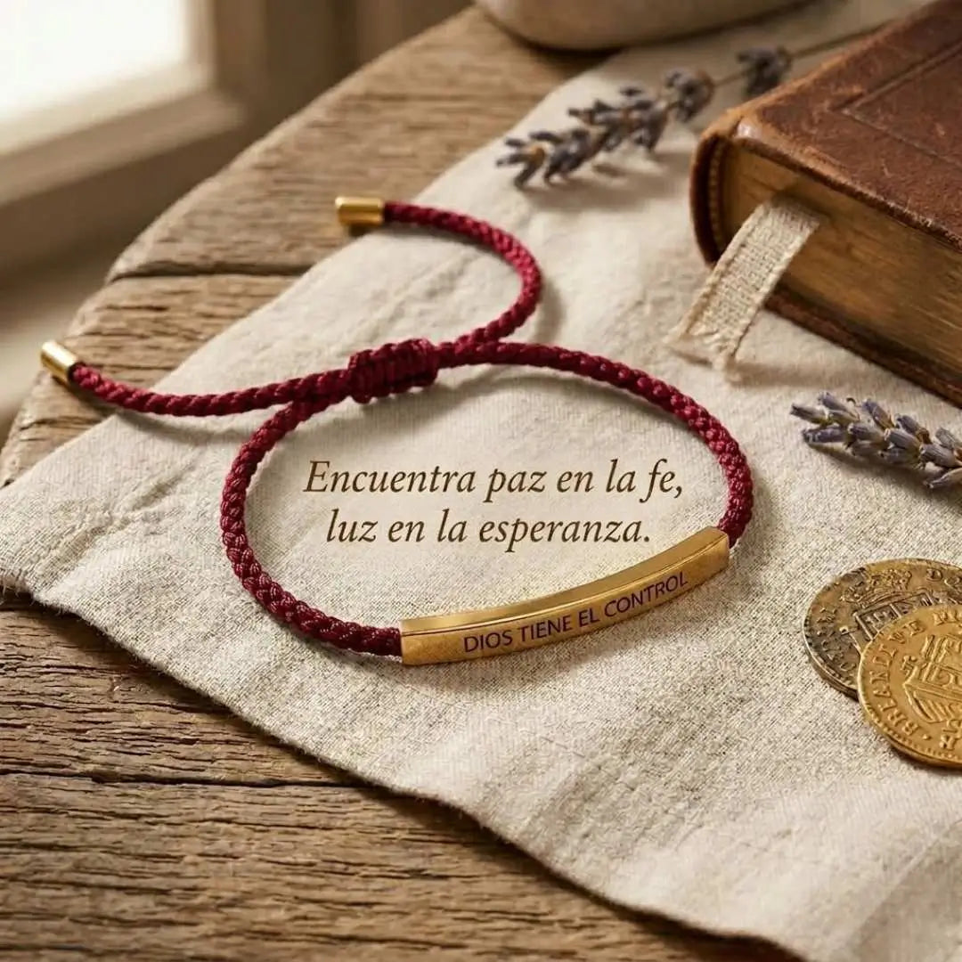 Pulsera de protección Dios tiene el control