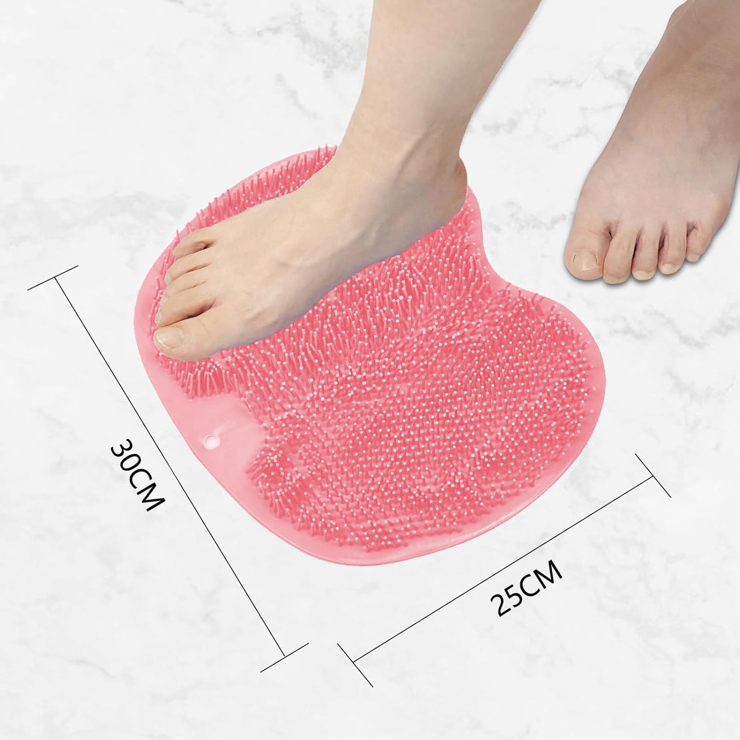 2X1 Tapete de baño para limpiar pies y espalda | Limpieza profunda