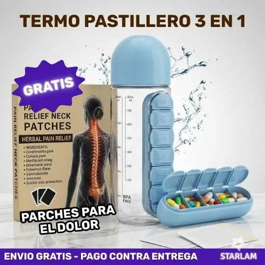 Combo Movimiento Sin Pausas: Termo 3-en-1 + Parches de Calor Activo (¡Gratis!).