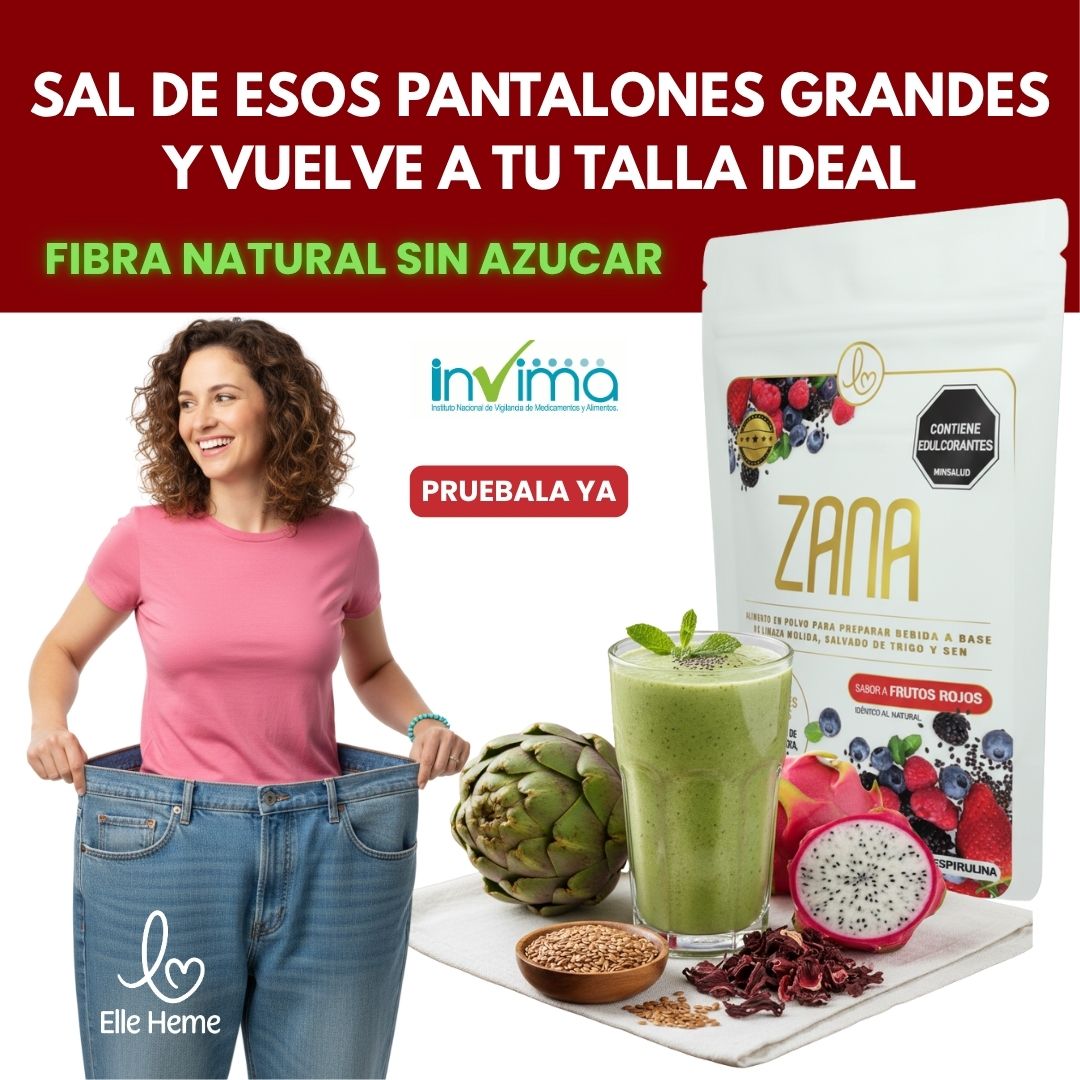 ZANA® fibra prebiotica natural anti estreñimiento | Regula el sistema digestivo y desinflama