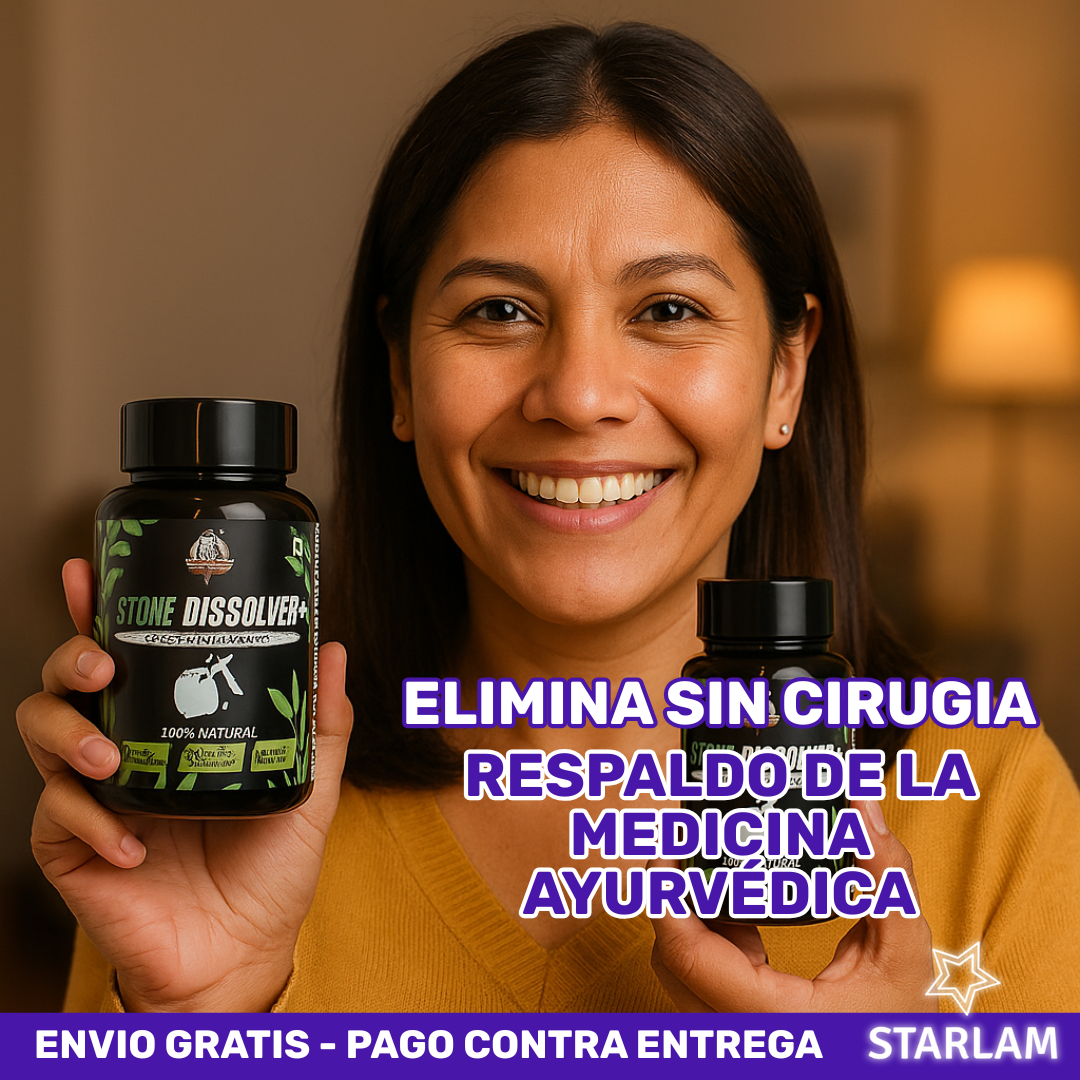 Stone Dissolver | Formula anti cálculos | Destruye impurezas y previene tratamientos invasivos