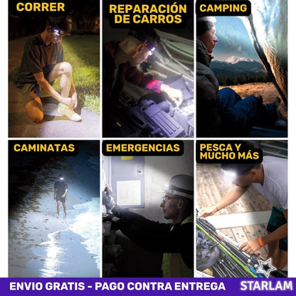 SmartLamp | Linterna Para Cabeza inteligente con luces led