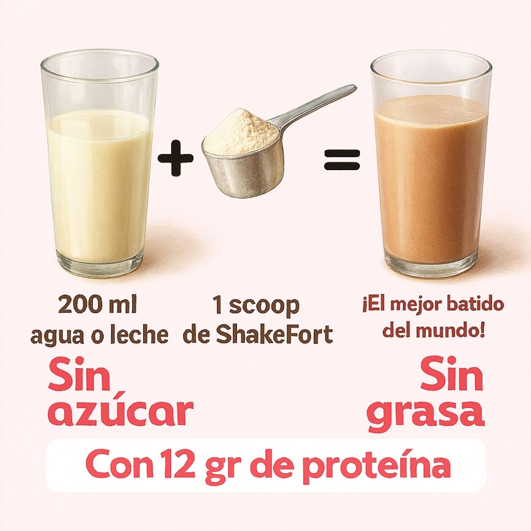 ShakeFort - Batido Bioenergético celular| Combate el cansancio crónico y te devuelve tu brillo natural