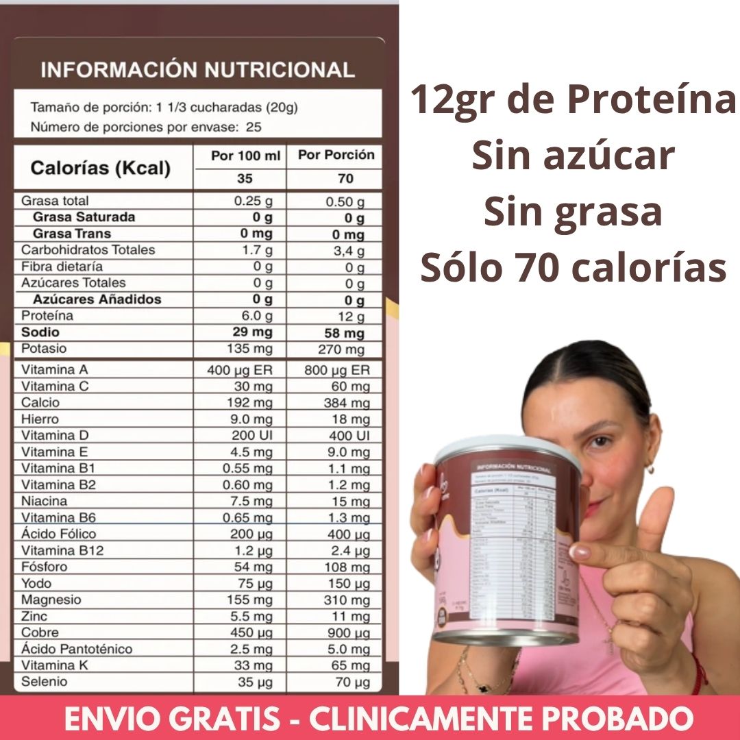 ShakeFort - Batido Bioenergético celular| Combate el cansancio crónico y te devuelve tu brillo natural