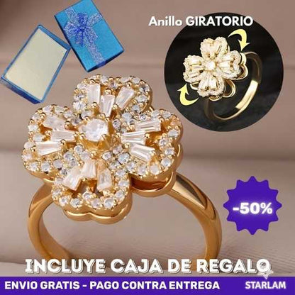 Anillo Trebol premium | Calma y buena suerte