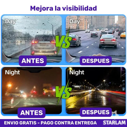 Kit OilFilm | Esponja limpia vidrios + aceite anti empaño | REPUESTO GRATIS