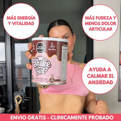 ShakeFort - Batido Bioenergético celular| Combate el cansancio crónico y te devuelve tu brillo natural