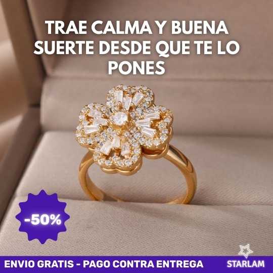 Anillo Trebol premium | Calma y buena suerte