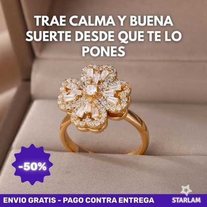 Anillo Trebol premium | Calma y buena suerte