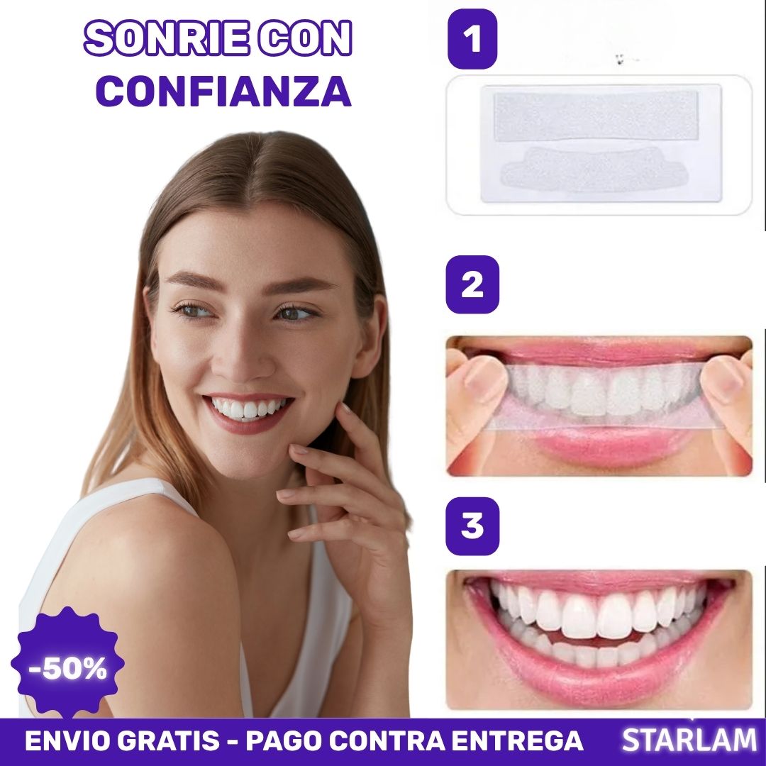 3DWhite | Tiras blanqueadoras tratamiento de 7 días para una sonrisa blanca