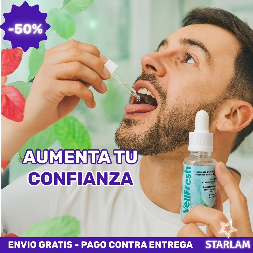 WellFresh Pro | Aceite esencial elimina el mal aliento y refresca la salud oral