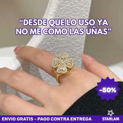 Anillo Trebol premium | Calma y buena suerte