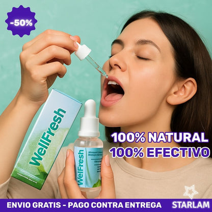 WellFresh Pro | Aceite esencial elimina el mal aliento y refresca la salud oral