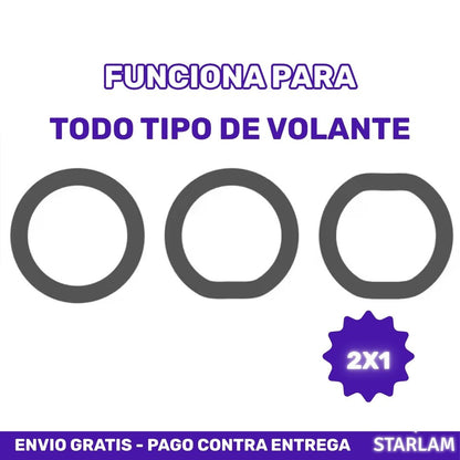 Oferta 2X1 Protector de Volante premium para carros color negro | Envío gratis