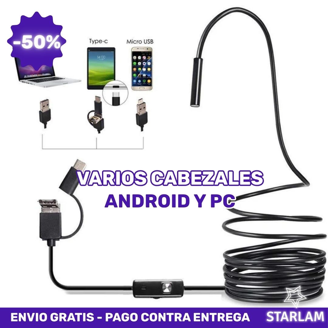 CamTrap®| Cámara endoscópica para ver en lugares imposibles | Envío gratis