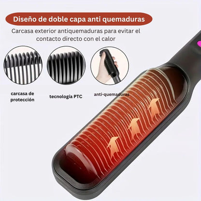 Cepillo alisador | Alisado en minutos, sin frizz y seguro