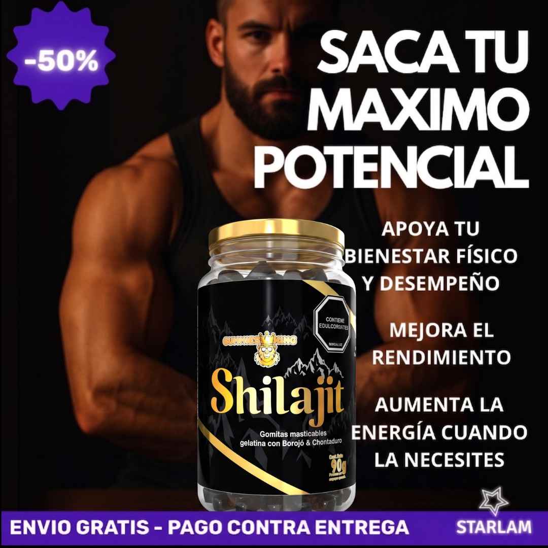 ShilaGums | Suplemento natural para apoyar el bienestar masculino y la vitalidad