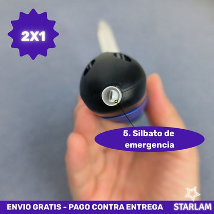 2x1 CarCan | Herramienta 5 en 1 de soporte para vehículos y escape de emergencia