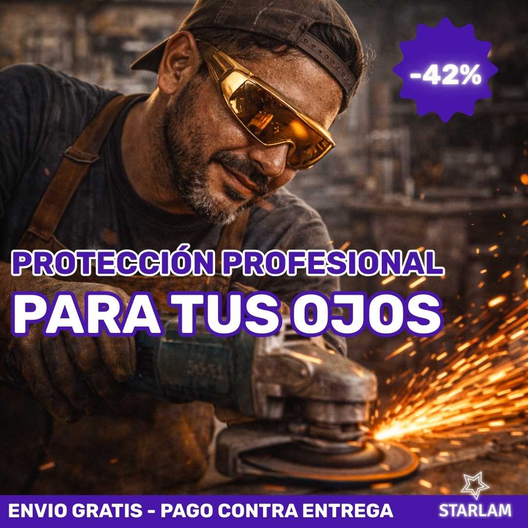 Vision Pro® – Protección ocular profesional contra micropartículas, chispas e impactos