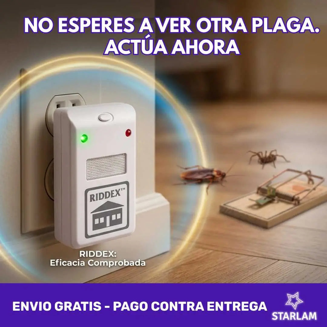 Riddex  | Repelente de Plagas seguro para mascotas