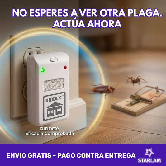 Riddex  | Repelente de Plagas seguro para mascotas