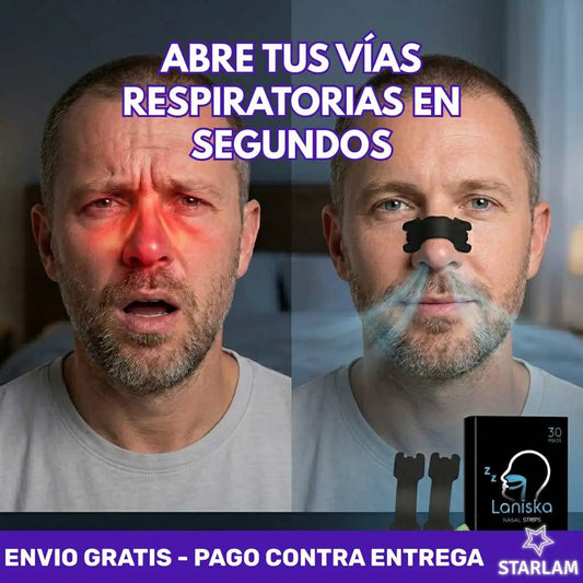 Cintas nasales para dormir mejor