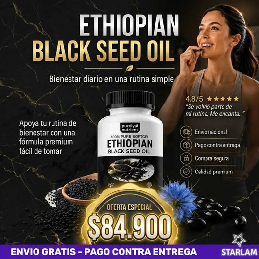 Aceite de Semilla Negra Etíope Alta Potencia para detox