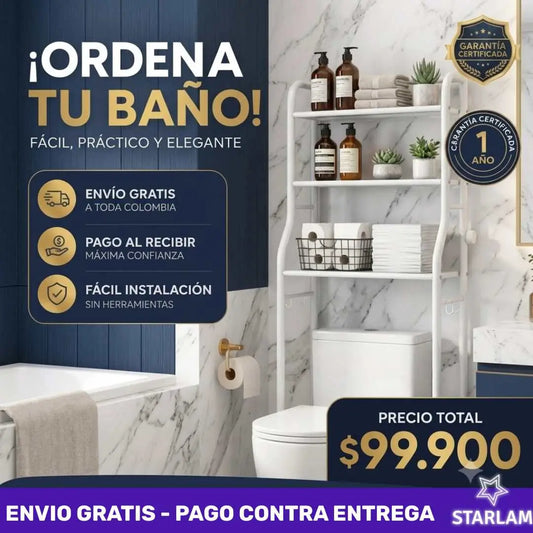 Organiza tu baño y dale un aire de lujo