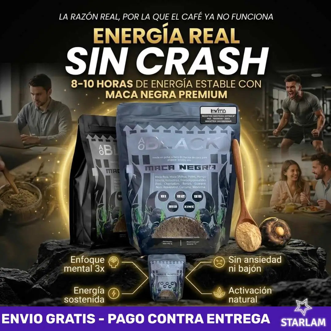 Maca Negra | Potencia tu vitalidad y tu pasión