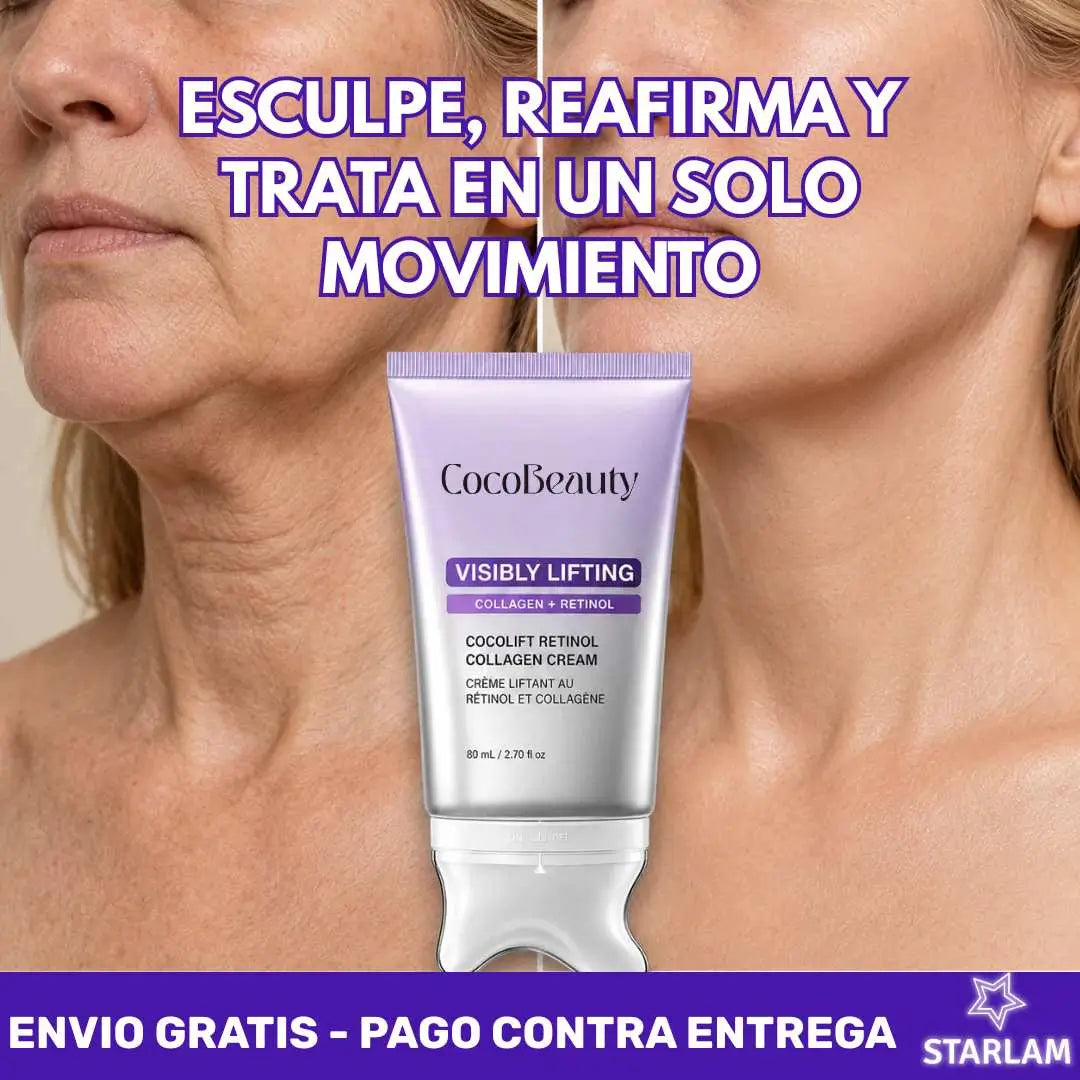 Crema de colágeno con retinol CocoLift de CocoBeauty