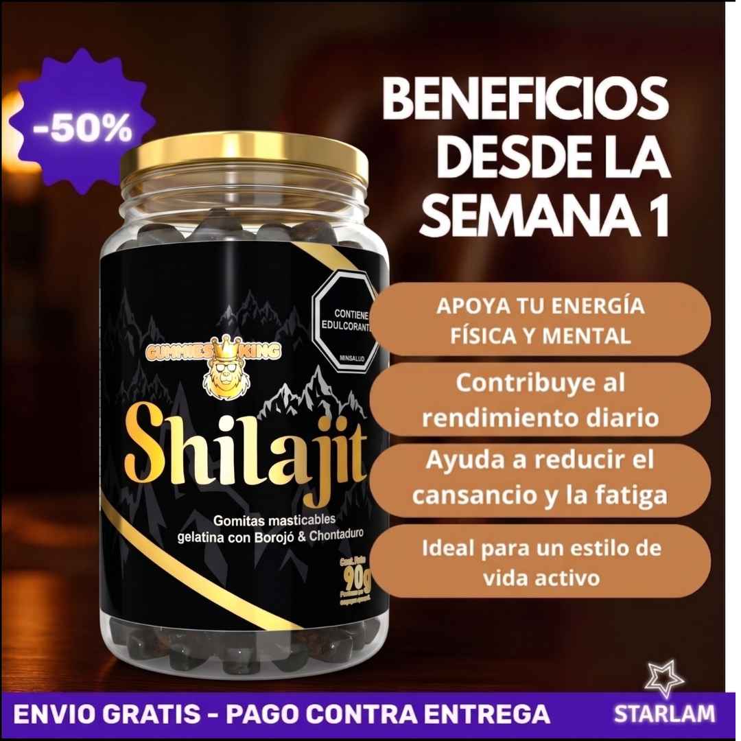 ShilaGums | Suplemento natural para apoyar el bienestar masculino y la vitalidad