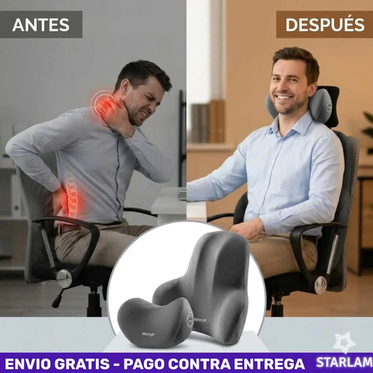 Promo x2 |  COJÍN ERGONÓMICO LUMBAR Y CERVICAL