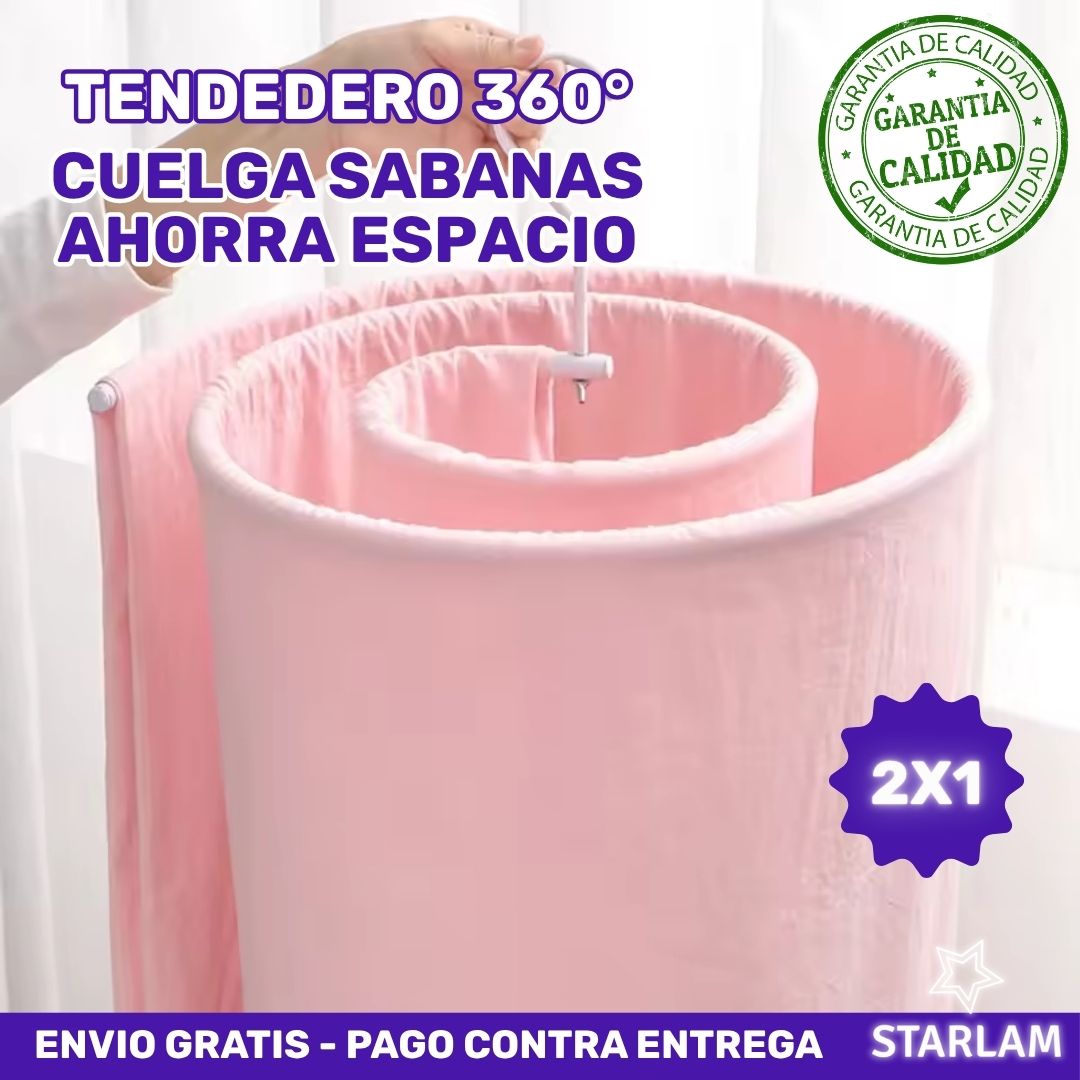 2 x 1 Gancho Tendedero Espiral Sabanas Cobijas inoxidable | Envío gratis | Paga 1 lleva 2