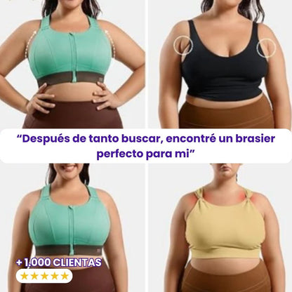 Sujetador deportivo corrector de postura y control de busto