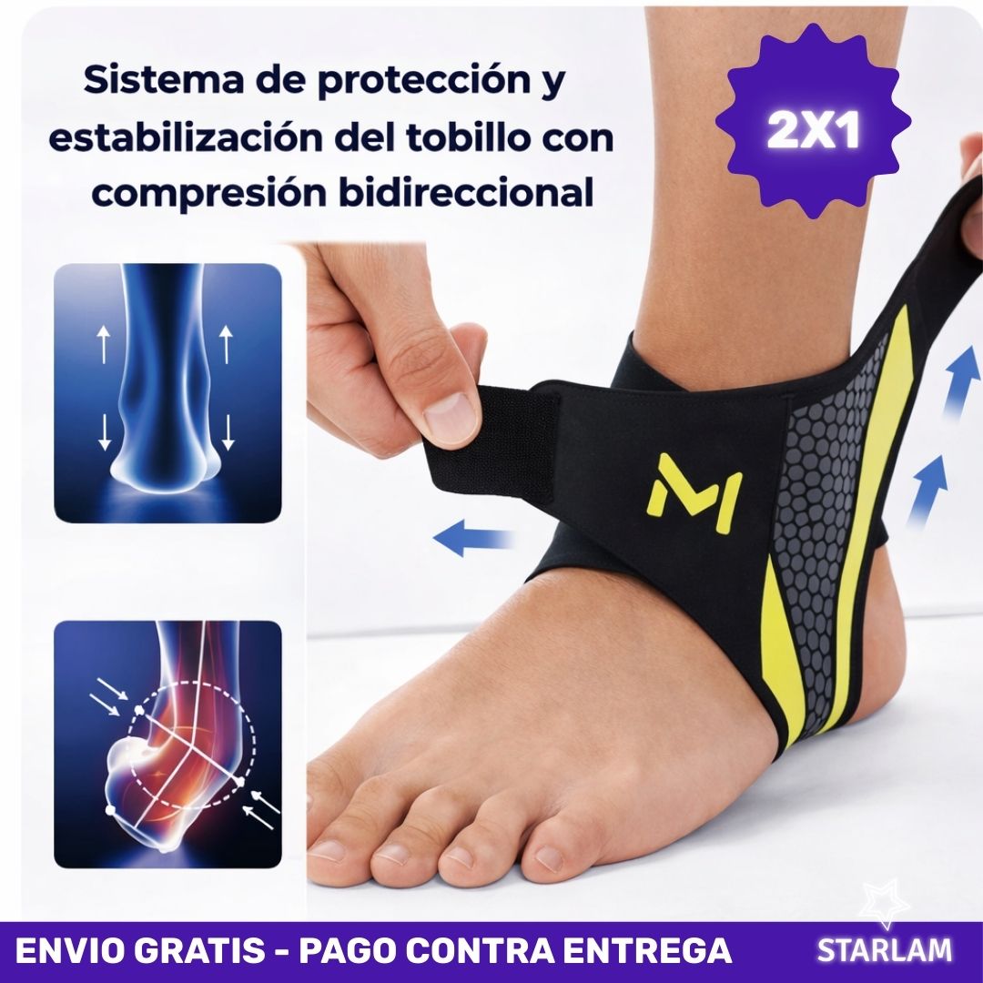 Kinetix® | 2X1 en Tobillera premium- Protege tus tobillos de lesiones y dolores
