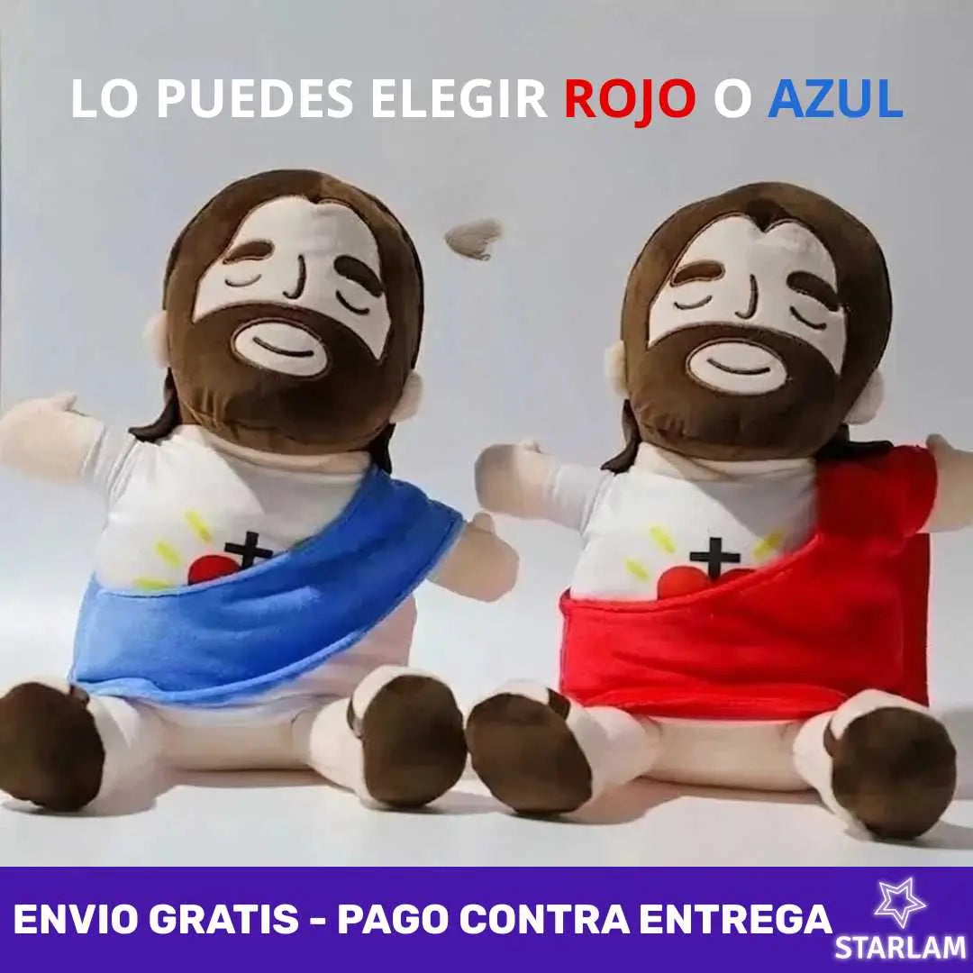 Jesús para dormir | Peluche que respira y calma