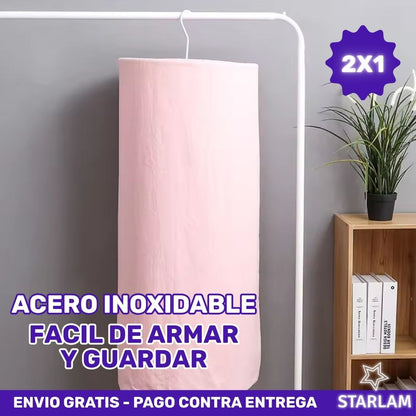 2 x 1 Gancho Tendedero Espiral Sabanas Cobijas inoxidable | Envío gratis | Paga 1 lleva 2