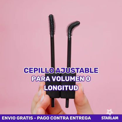 Pestañas más largas y fuertes | Pestañina ajustable infusionada con serum