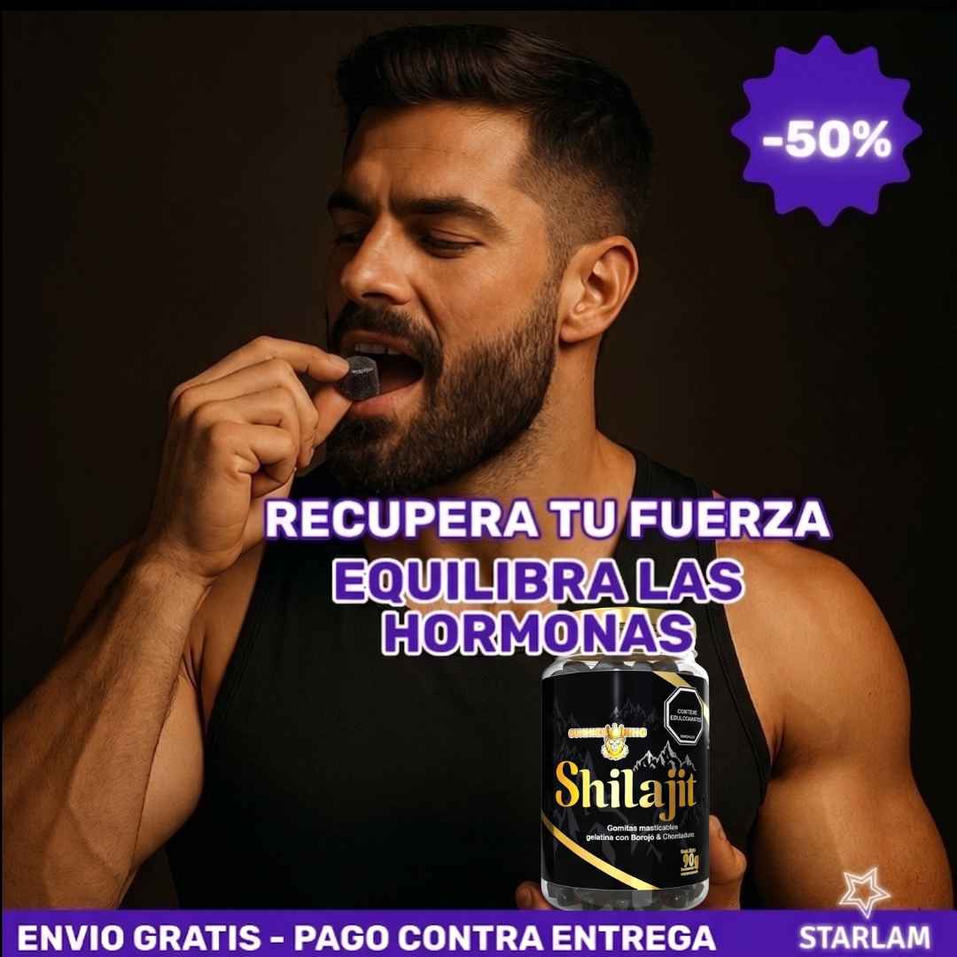 ShilaGums | Suplemento natural para apoyar el bienestar masculino y la vitalidad