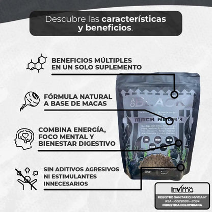 Maca Negra | Potencia tu vitalidad y tu pasión