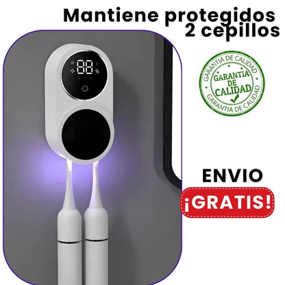 UVGuard Pro® | Portacepillos inteligente Desinfectante UV | Envío gratis