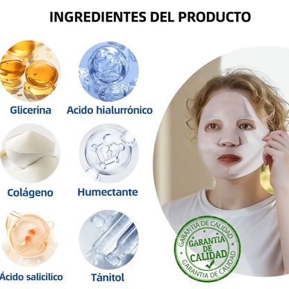 TensaMask | Tratamiento de 3 días mascarilla Bio-colágeno anti arrugas