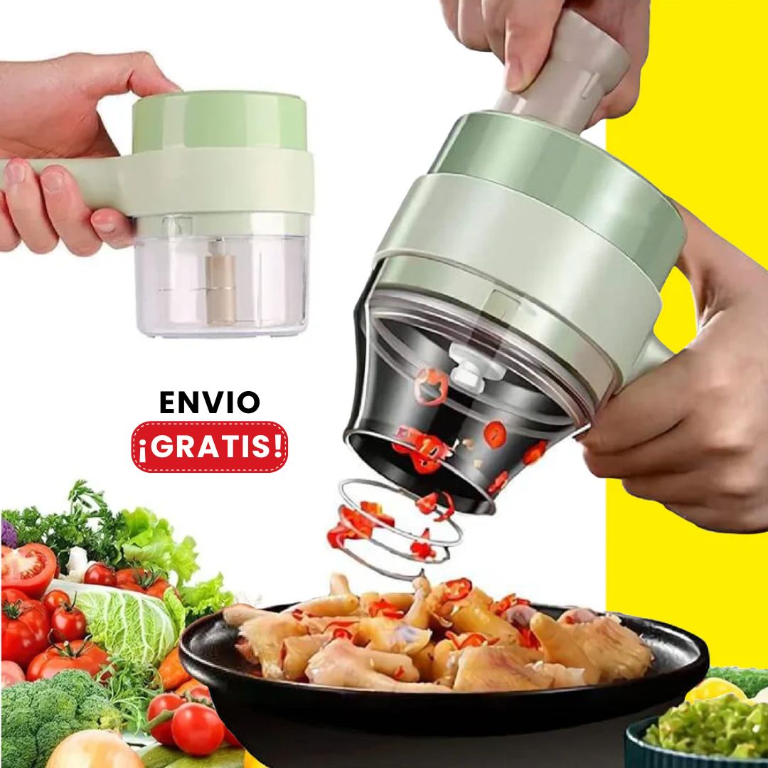 Cutter Pro® | Cortador Picador Electrico 4 en 1