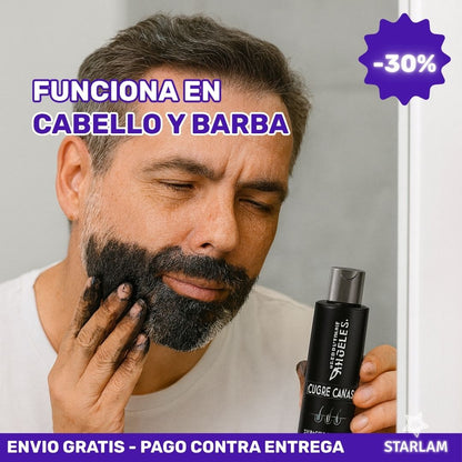 Oferta Shampoo cubre canas + Cera anti canas y Tónico capilar anti edad gratis