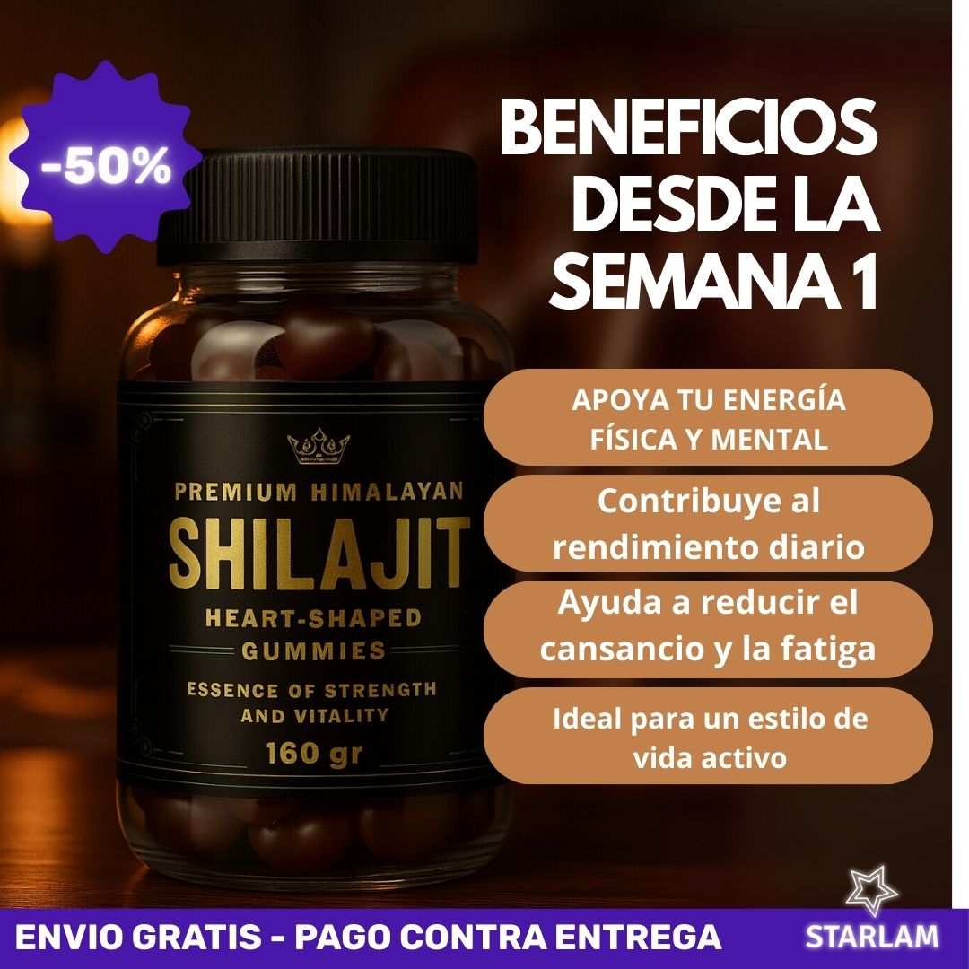 ShilaGums | Suplemento natural para apoyar el bienestar masculino y la vitalidad