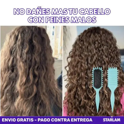CurlyPro | Cepillo premium para rizos definidos sin maltratar el cabello