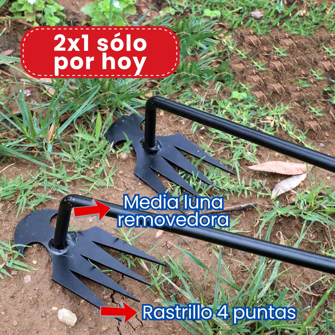GardenT | Rastrillo quita maleza oferta 2x1