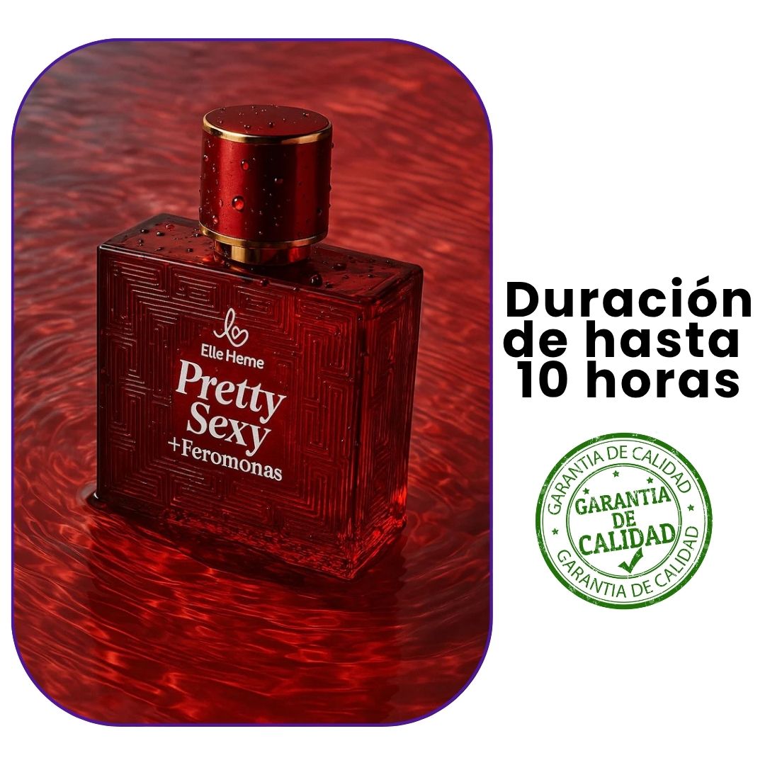 Pretty Sexy® | Perfume con Feromonas ElleHeme 100ml | Envío gratis