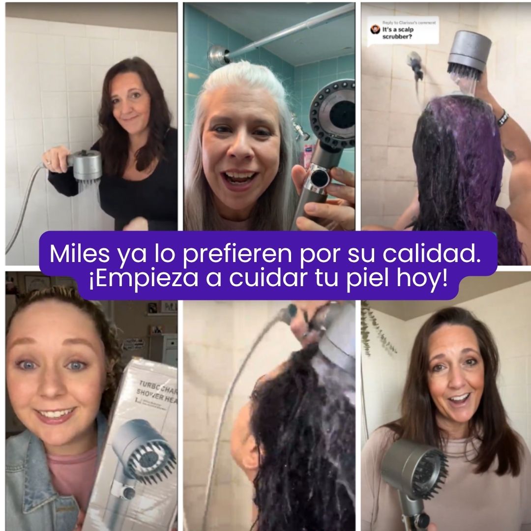 AquaPro | Cabezal de ducha purificador de agua | Envío gratis